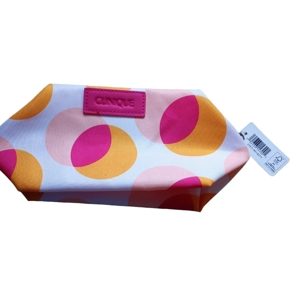 Clinique X Pop Retro Artsy Make Up Bag Mini Pouch New